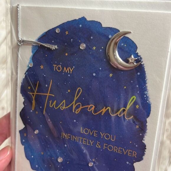 TO MY HUSBAND Valentine’s Day Card Love you Infinitely Papersong Brand New NWT - Picture 5 of 6